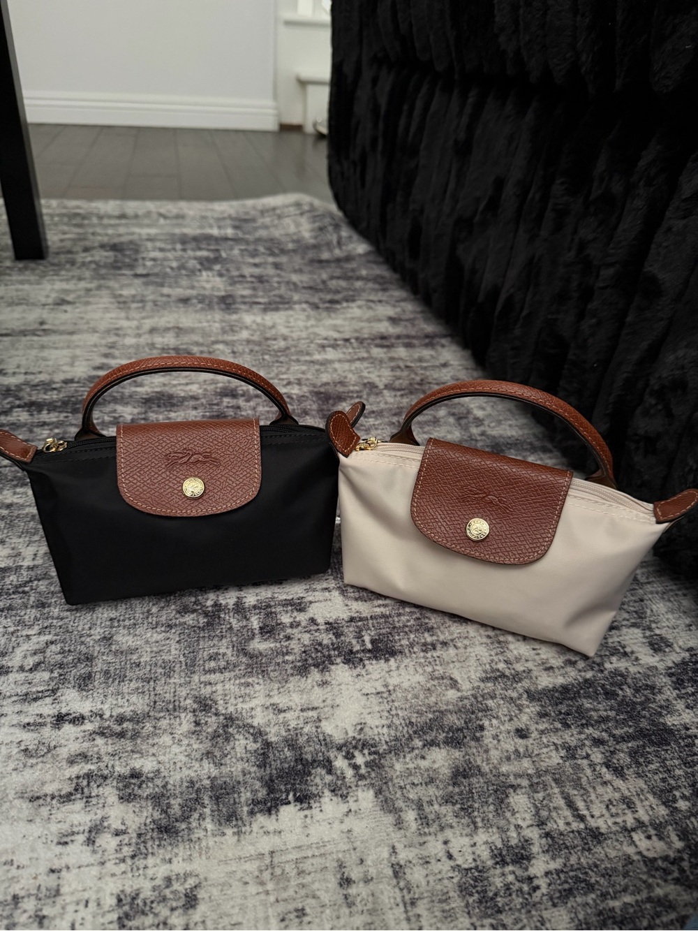 Longchamp mini crossbody bag bundle